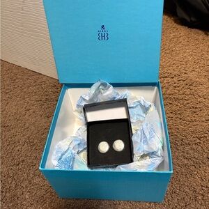 Birks vintage Sterling Silver 925 screw back Earrings